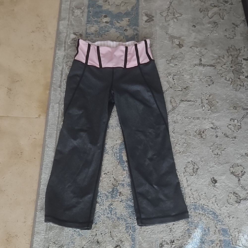 lululemon athletica Pink and Gray Leggings